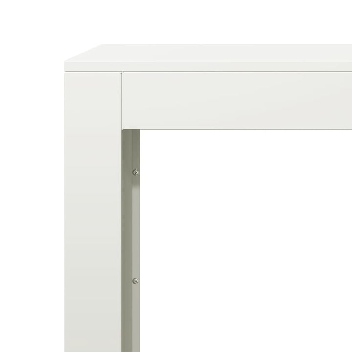 brændestativ 60x40x100 cm stål hvid