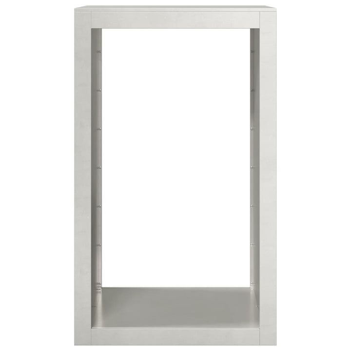 brændestativ 60x40x100 cm rustfrit stål