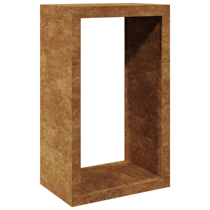 Brændereol 60x40x100 cm i vejrbestandigt stål