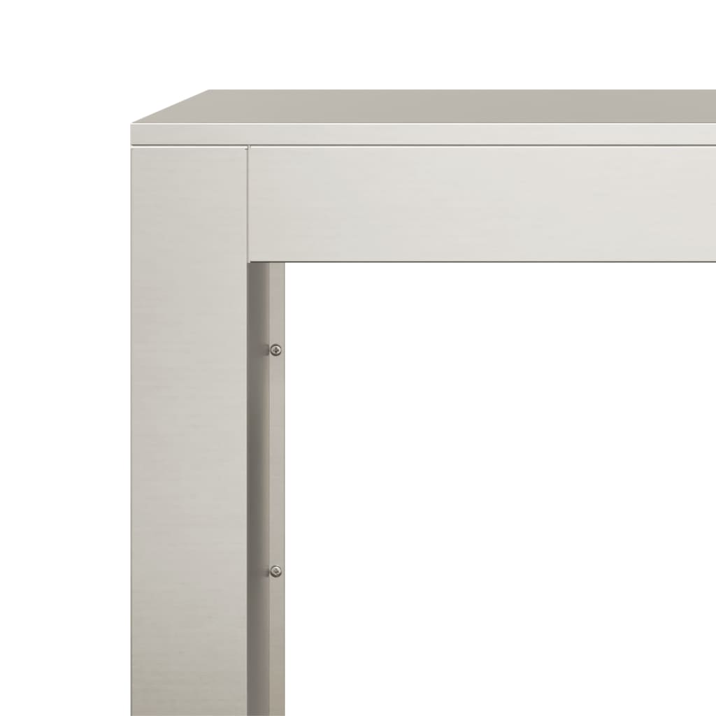 Brændereol 60x40x100 cm i vejrbestandigt stål