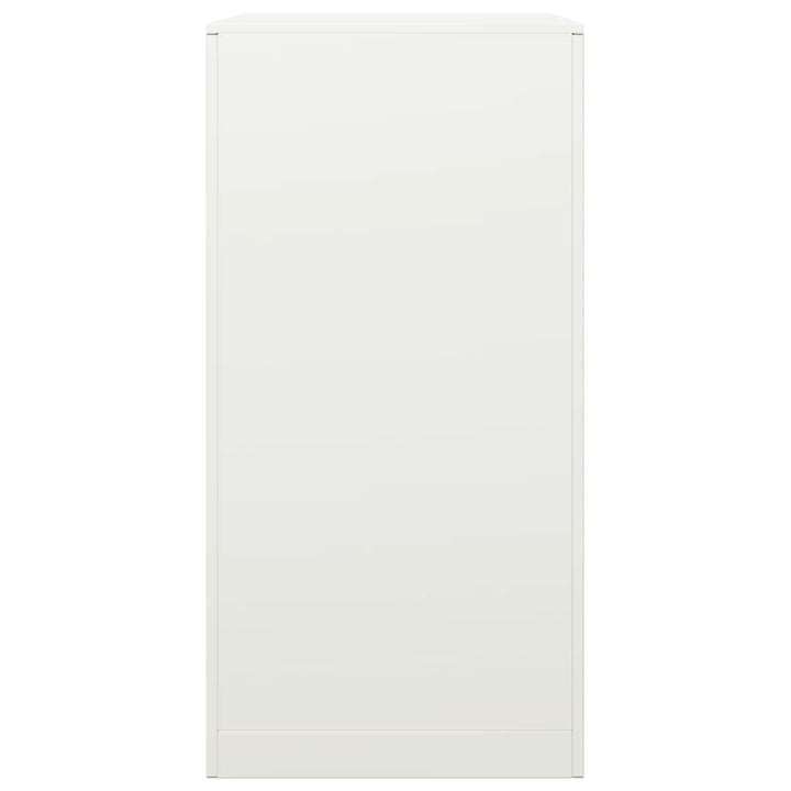 brændestativ 60x40x80 cm stål hvid