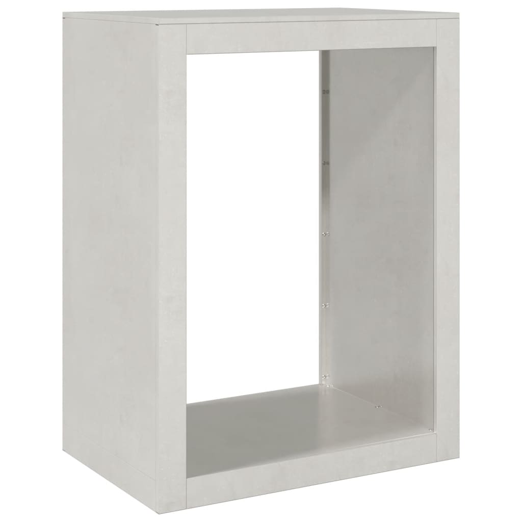 brændestativ 60x40x80 cm rustfrit stål