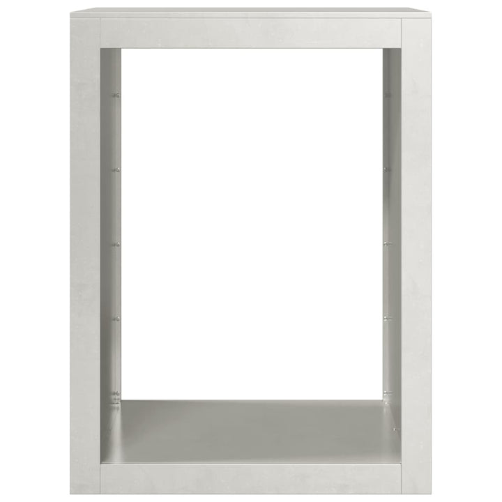 brændestativ 60x40x80 cm rustfrit stål