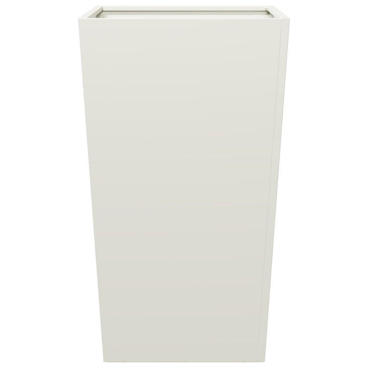 plantekrukker 2 stk. 45x45x75 cm stål hvid