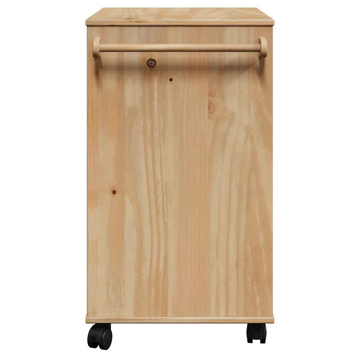 køkkenvogn OTTA 59x45x80 cm massivt fyrretræ