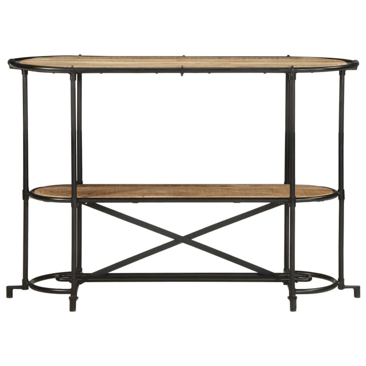 konsolbord 110x42x76 cm massivt ru mangotræ