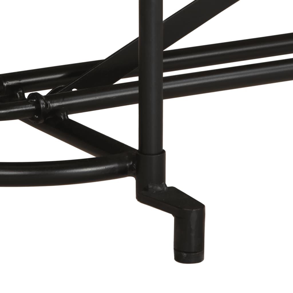 konsolbord 110x42x76 cm massivt ru mangotræ