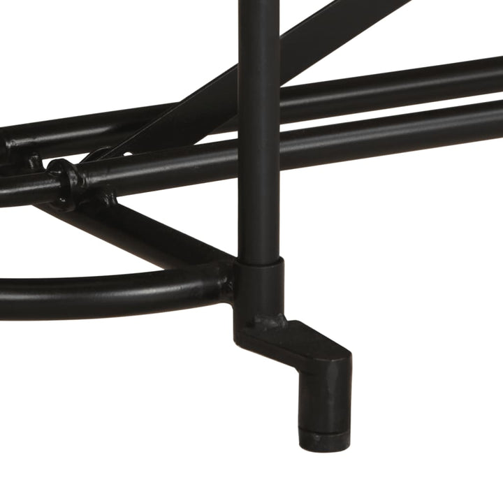 konsolbord 110x42x76 cm massivt ru mangotræ