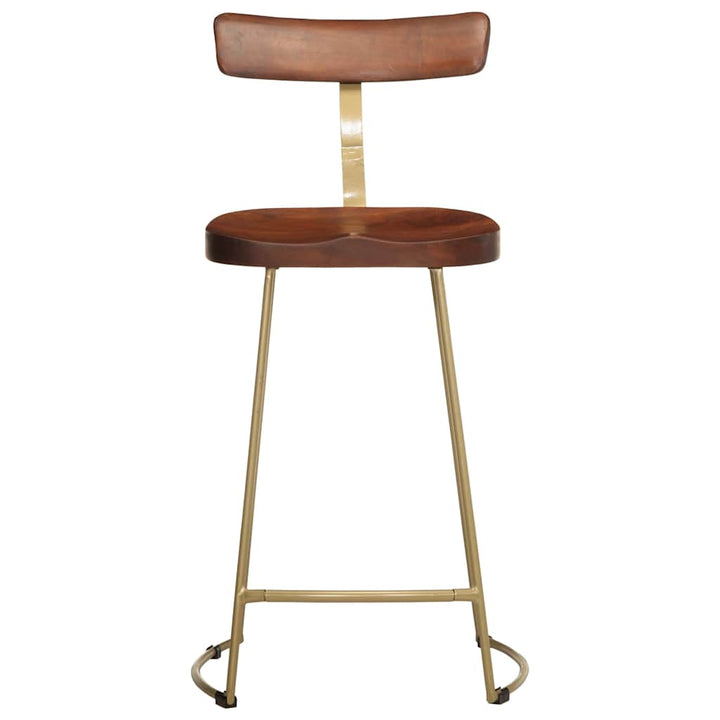 barstole 2 stk. 49x43x88 cm massivt mangotræ