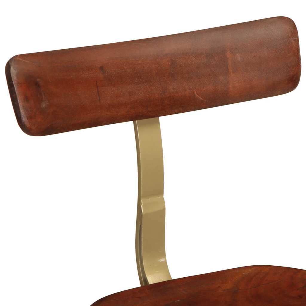 barstole 2 stk. 49x43x88 cm massivt mangotræ