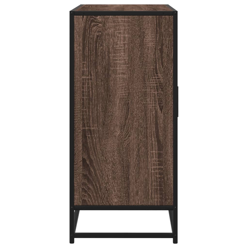 skænk 92x35x76 cm konstrueret træ brun egetræsfarve