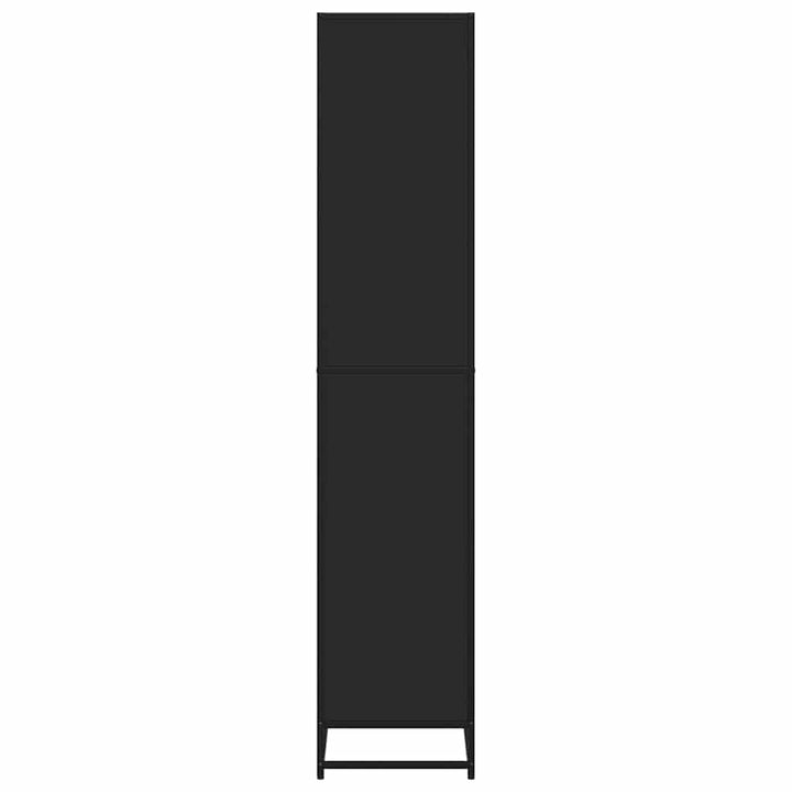bogreol 60x35x170,5 cm konstrueret træ sort