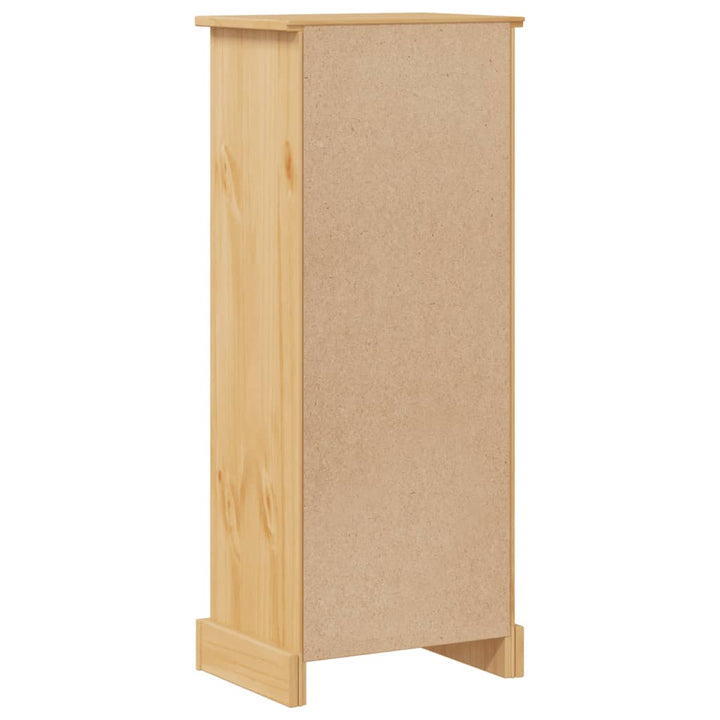 badeværelsesskab Corona 45x33x110 cm massivt fyrretræ