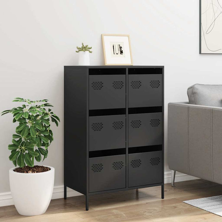 skab 68x39x101,5 cm stål sort