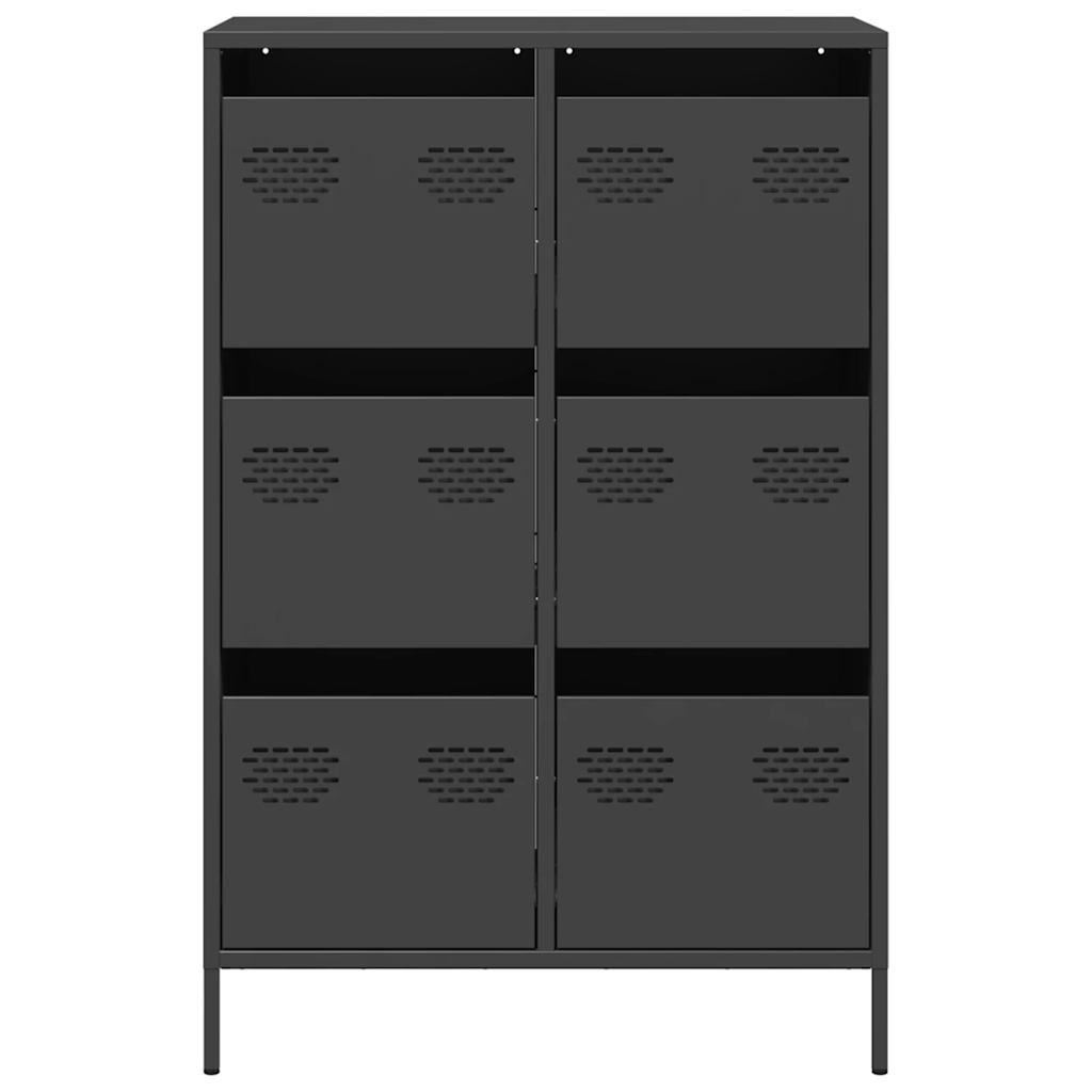 skab 68x39x101,5 cm stål sort