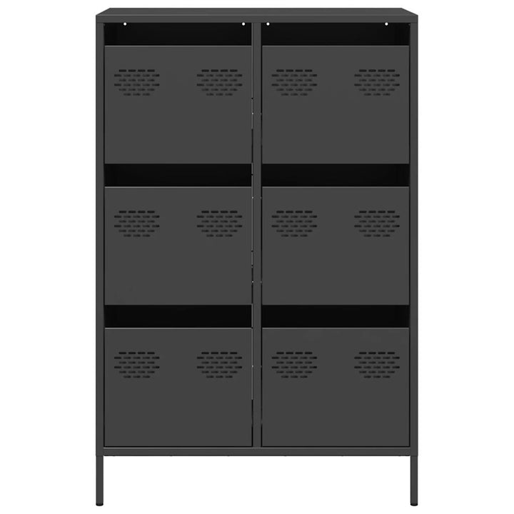 skab 68x39x101,5 cm stål sort