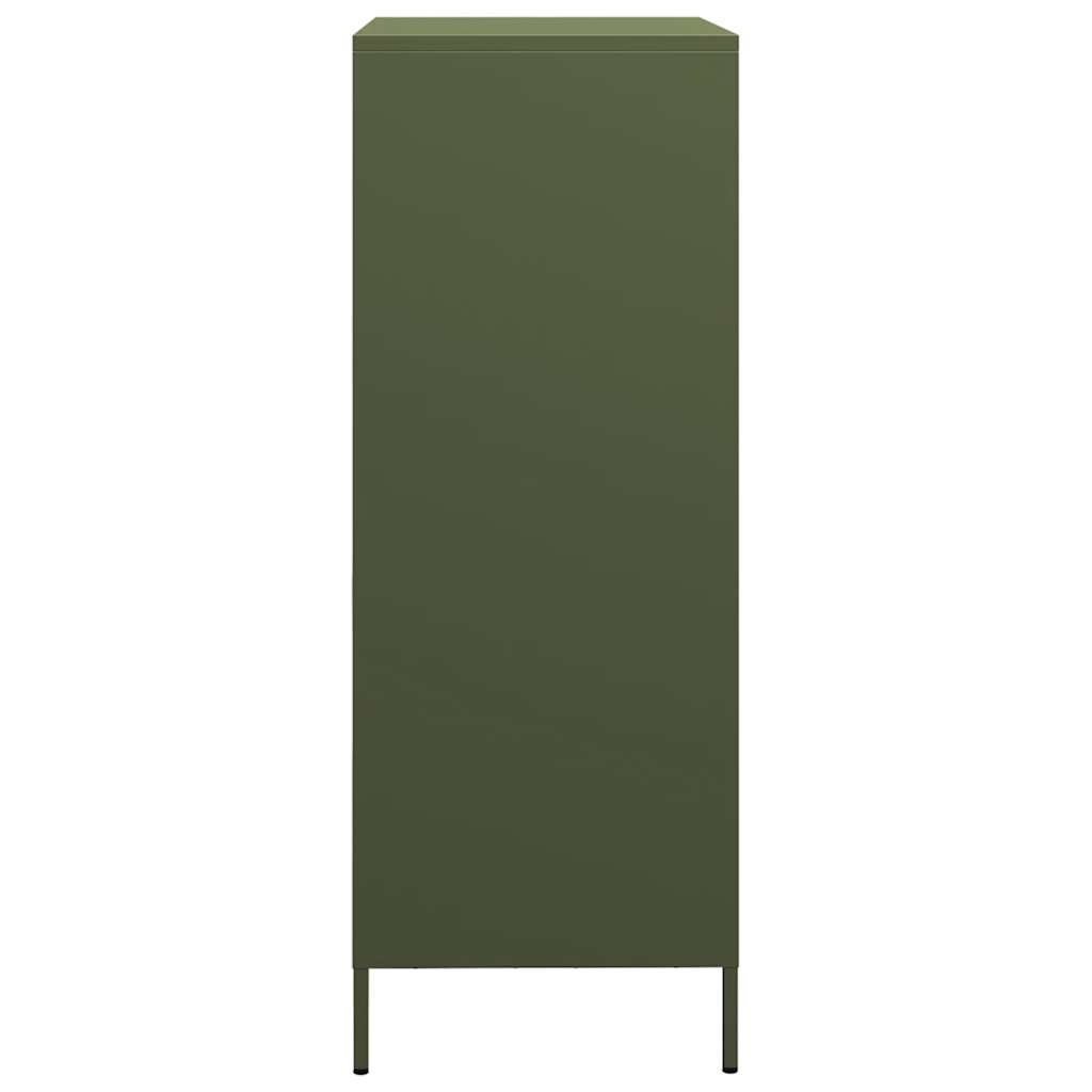 skab 68x39x101,5 cm stål olivengrøn