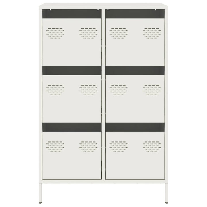 skab 68x39x101,5 cm stål hvid