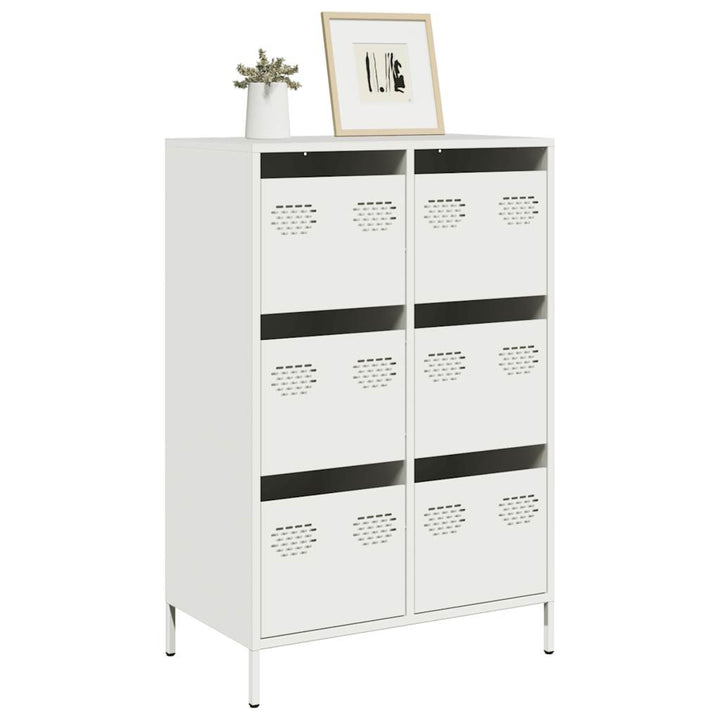 skab 68x39x101,5 cm stål hvid