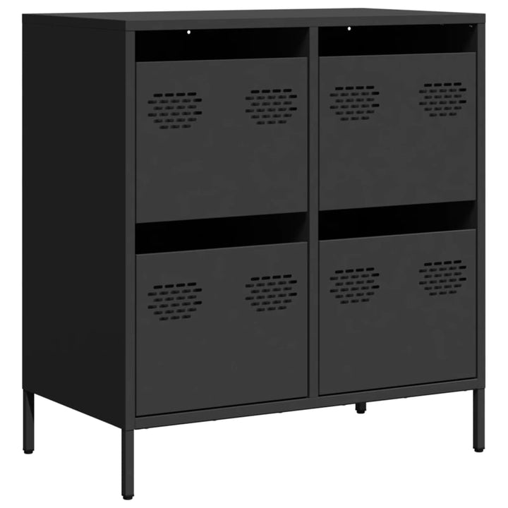 skænk 68x39x73,5 cm koldvalset stål sort