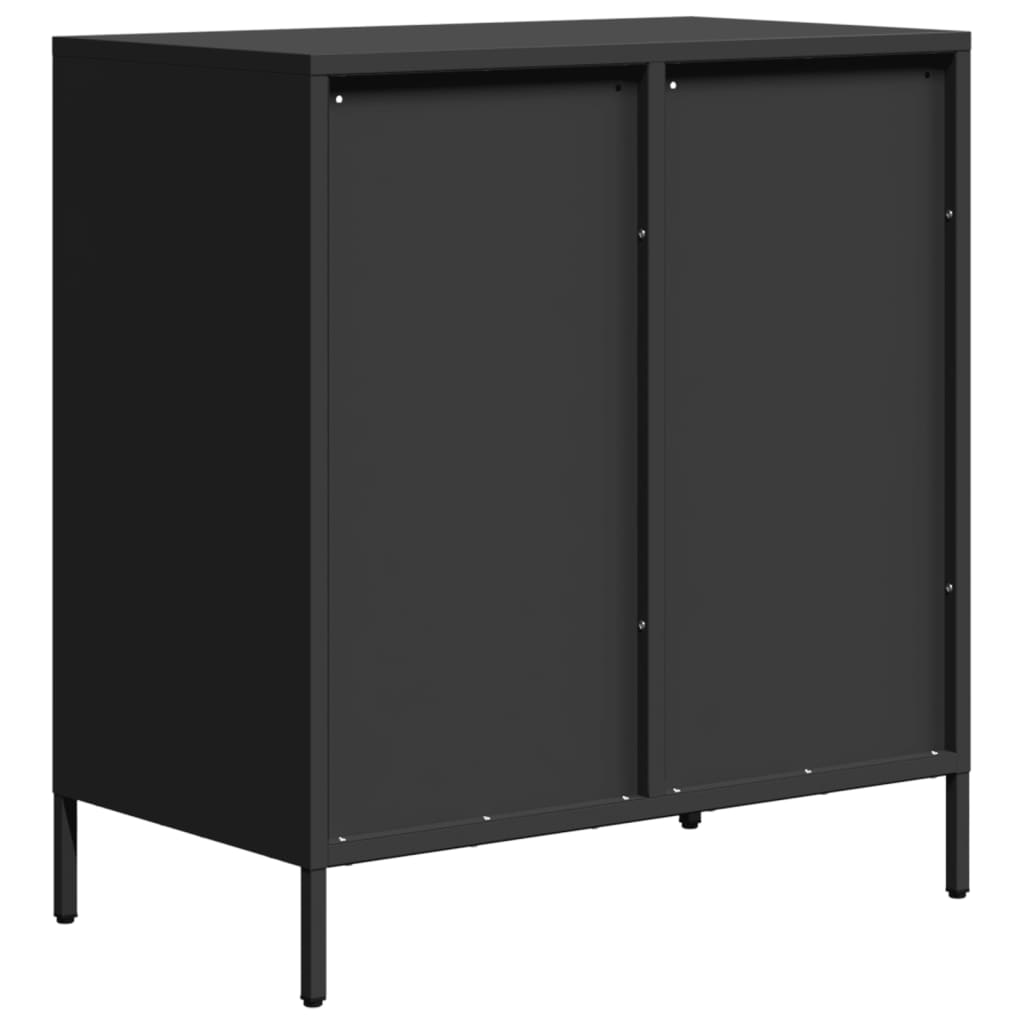 skænk 68x39x73,5 cm koldvalset stål sort