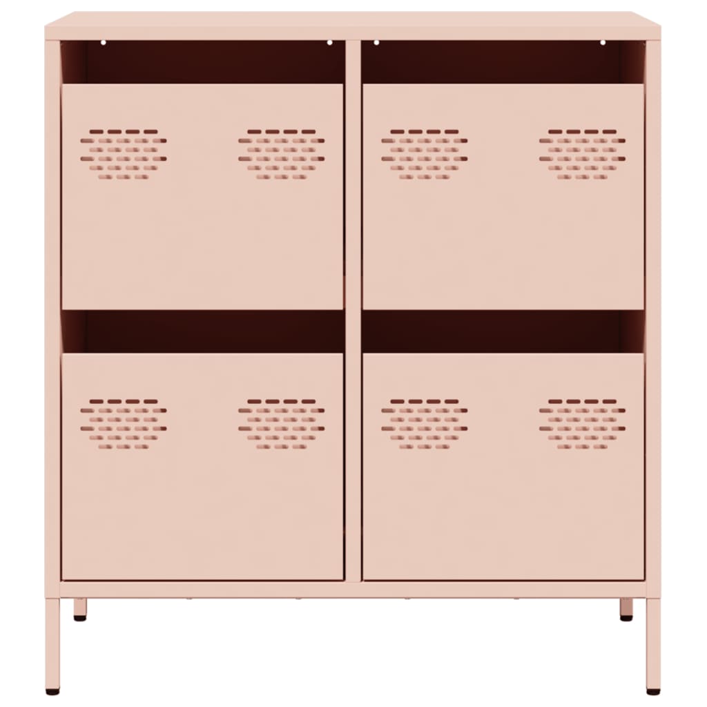 skab 68x39x73,5 cm koldvalset stål lyserød