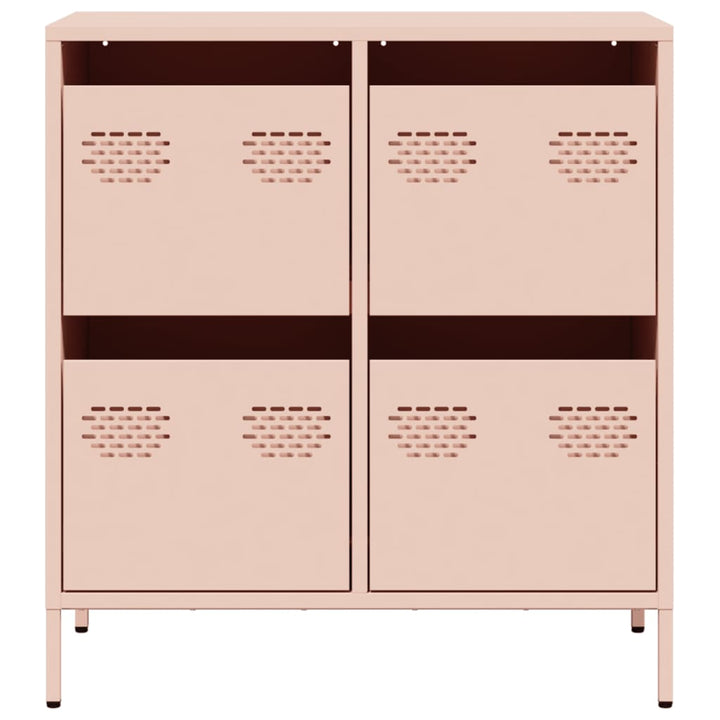 skab 68x39x73,5 cm koldvalset stål lyserød