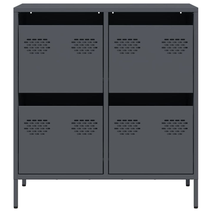 skænk 68x39x73,5 cm koldvalset stål antracitgrå