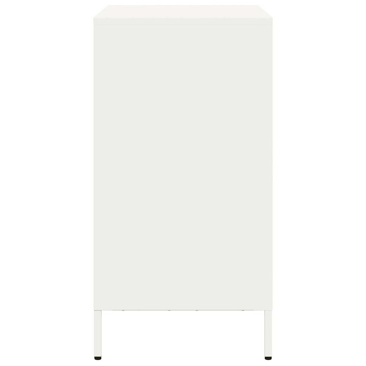 skab 68x39x73,5 cm koldvalset stål hvid