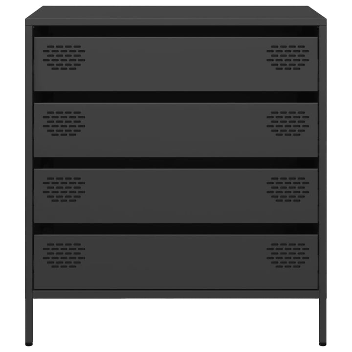 skænk 68x39x73,5 cm koldvalset stål sort