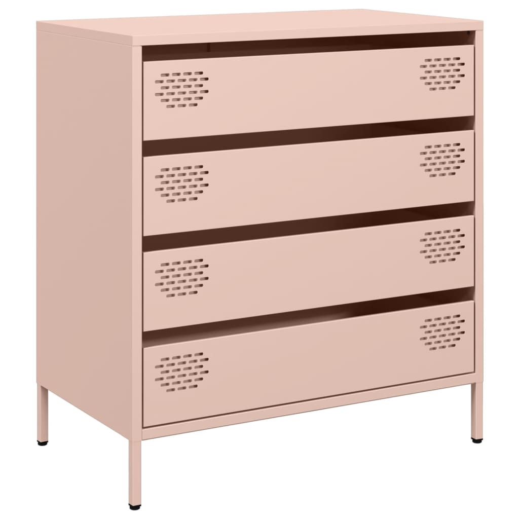 skab 68x39x73,5 cm koldvalset stål lyserød