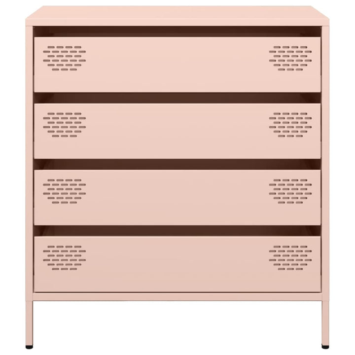 skab 68x39x73,5 cm koldvalset stål lyserød