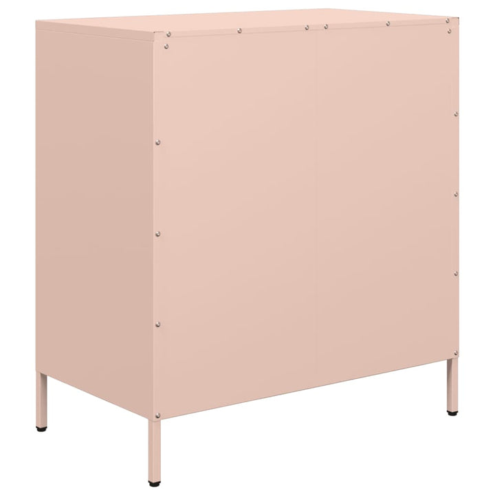 skab 68x39x73,5 cm koldvalset stål lyserød