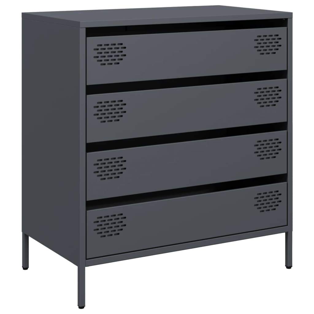 skænk 68x39x73,5 cm koldvalset stål antracitgrå