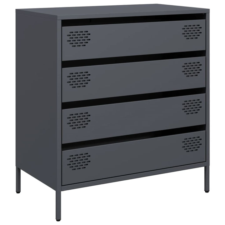 skænk 68x39x73,5 cm koldvalset stål antracitgrå