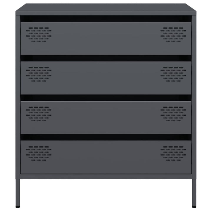 skænk 68x39x73,5 cm koldvalset stål antracitgrå