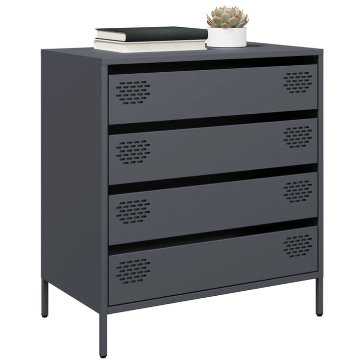 skænk 68x39x73,5 cm koldvalset stål antracitgrå