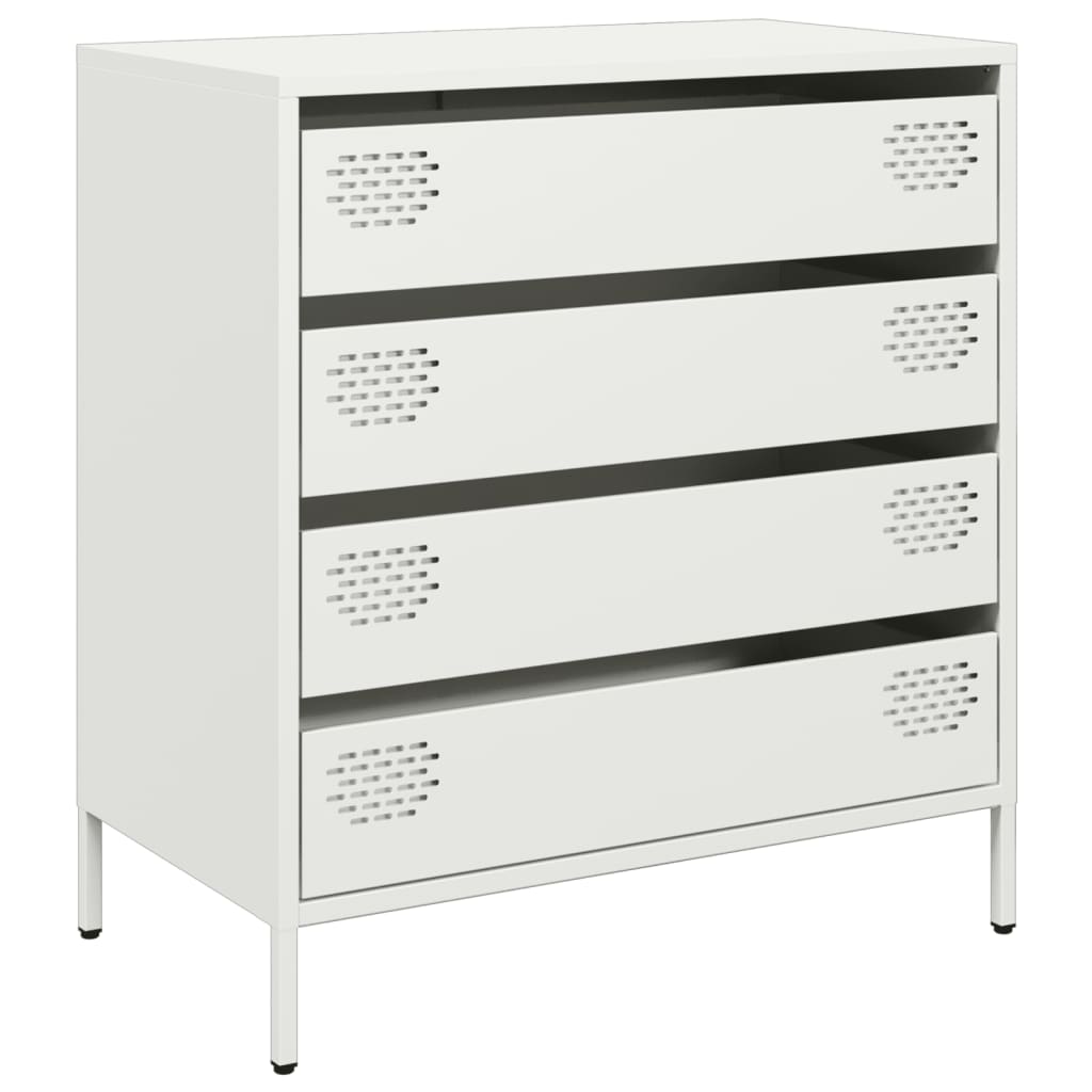 skab 68x39x73,5 cm koldvalset stål hvid