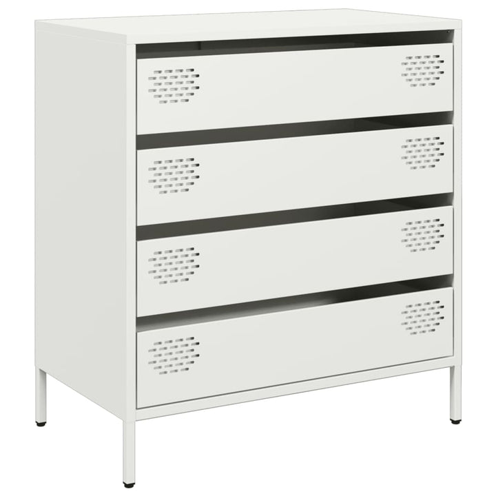 skab 68x39x73,5 cm koldvalset stål hvid