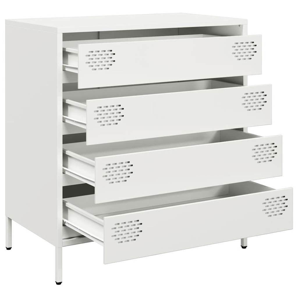 skab 68x39x73,5 cm koldvalset stål hvid