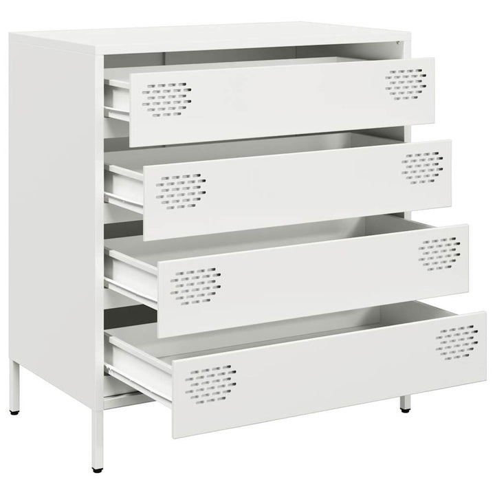 skab 68x39x73,5 cm koldvalset stål hvid
