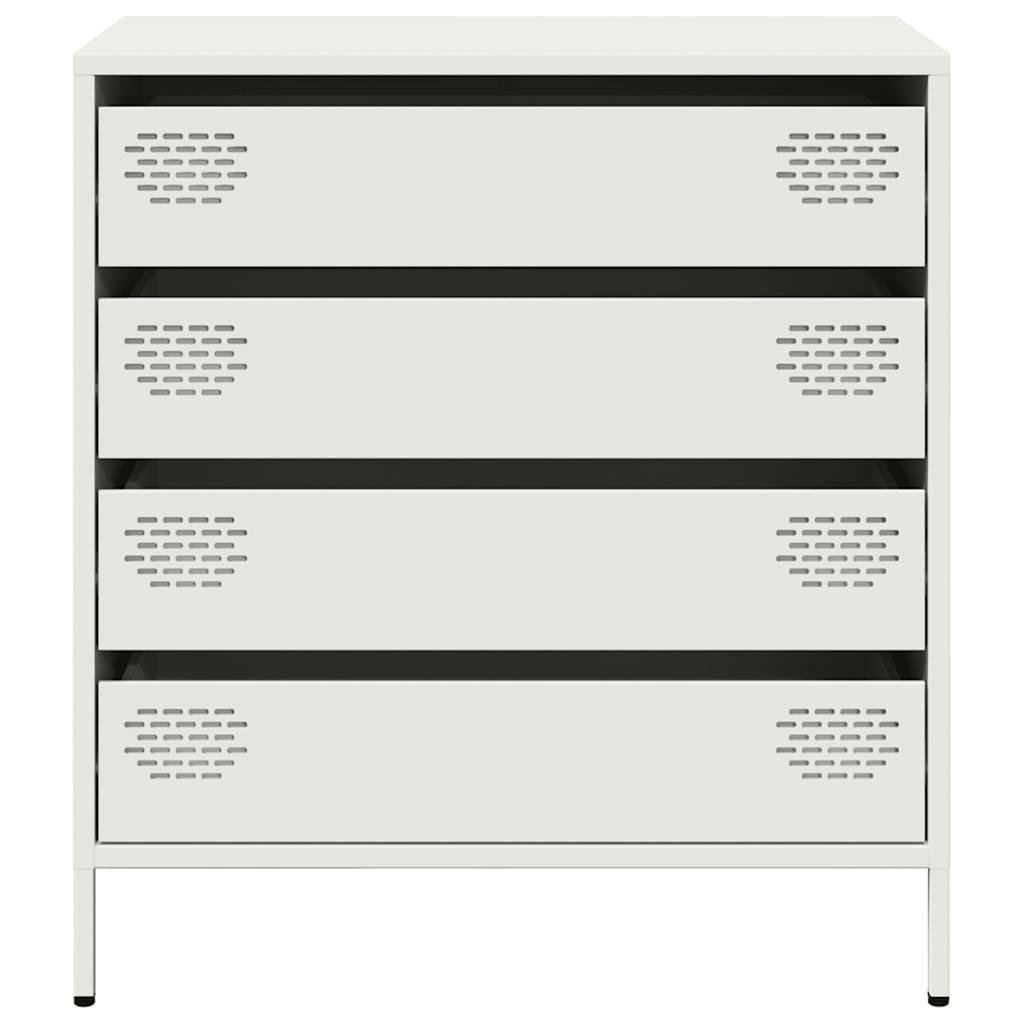 skab 68x39x73,5 cm koldvalset stål hvid