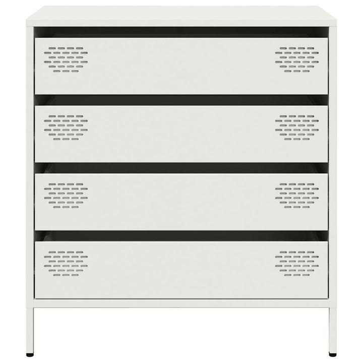 skab 68x39x73,5 cm koldvalset stål hvid