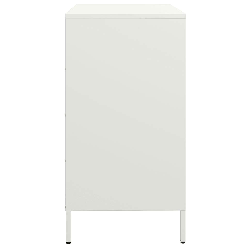 skab 68x39x73,5 cm koldvalset stål hvid