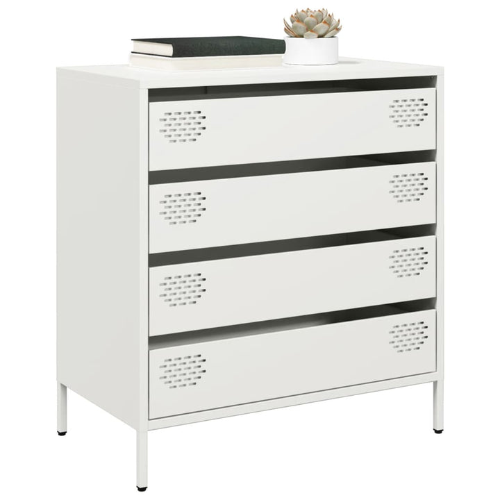 skab 68x39x73,5 cm koldvalset stål hvid