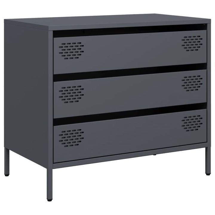 skab 68x39x58,5 cm koldvalset stål antracitgrå