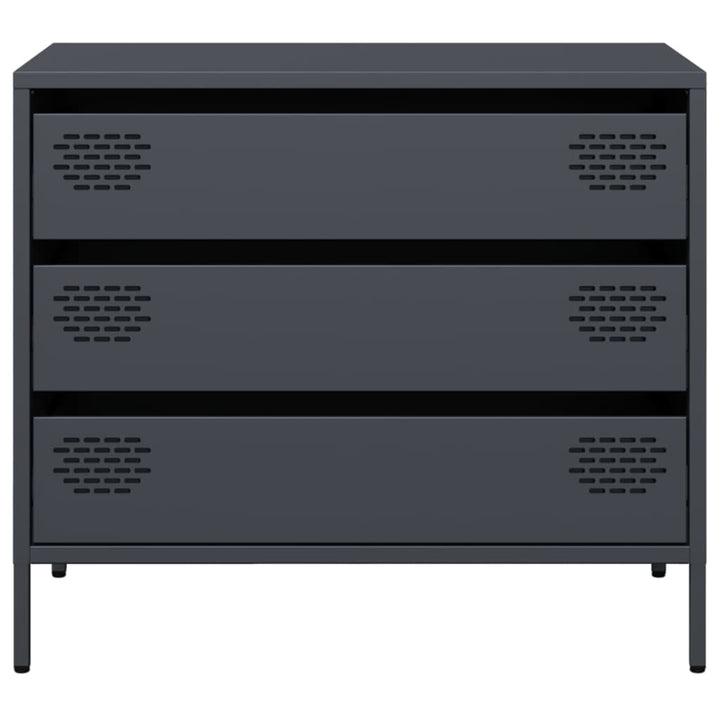 skab 68x39x58,5 cm koldvalset stål antracitgrå