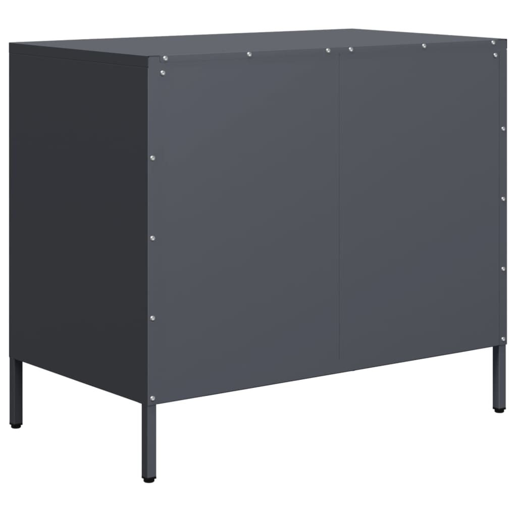skab 68x39x58,5 cm koldvalset stål antracitgrå