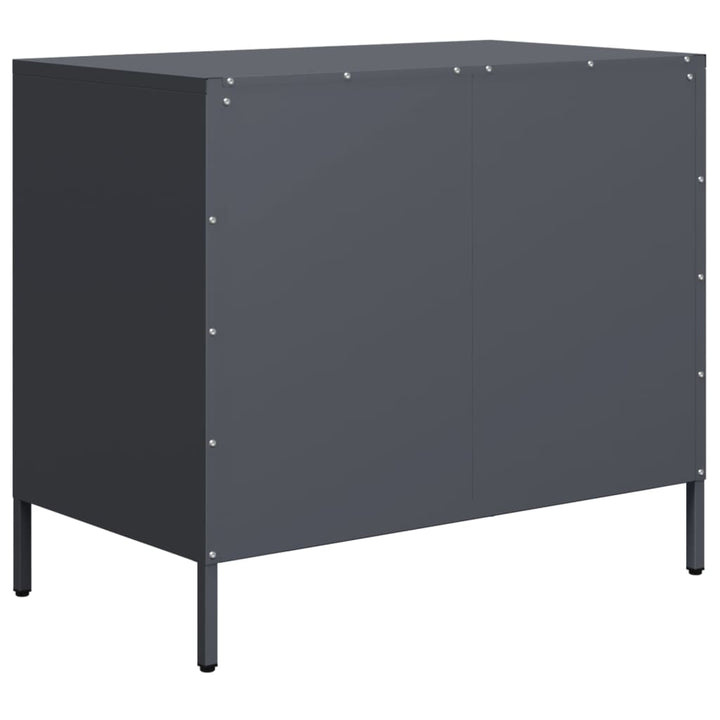skab 68x39x58,5 cm koldvalset stål antracitgrå