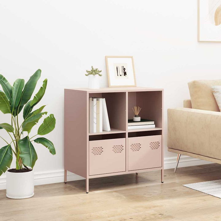 skab 68x39x73,5 cm koldvalset stål lyserød